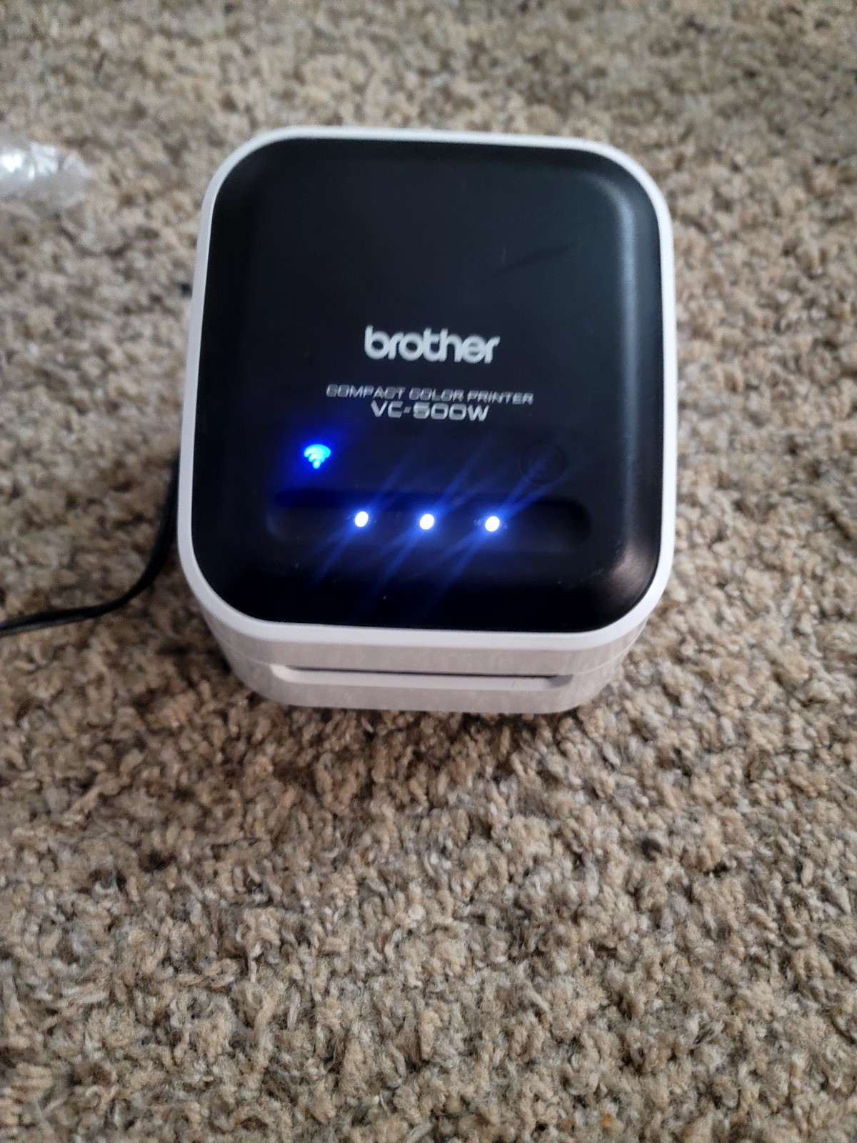 Brother VC500W Versatile Compact Color Label & Photo Printer NO A/C ADAPTER