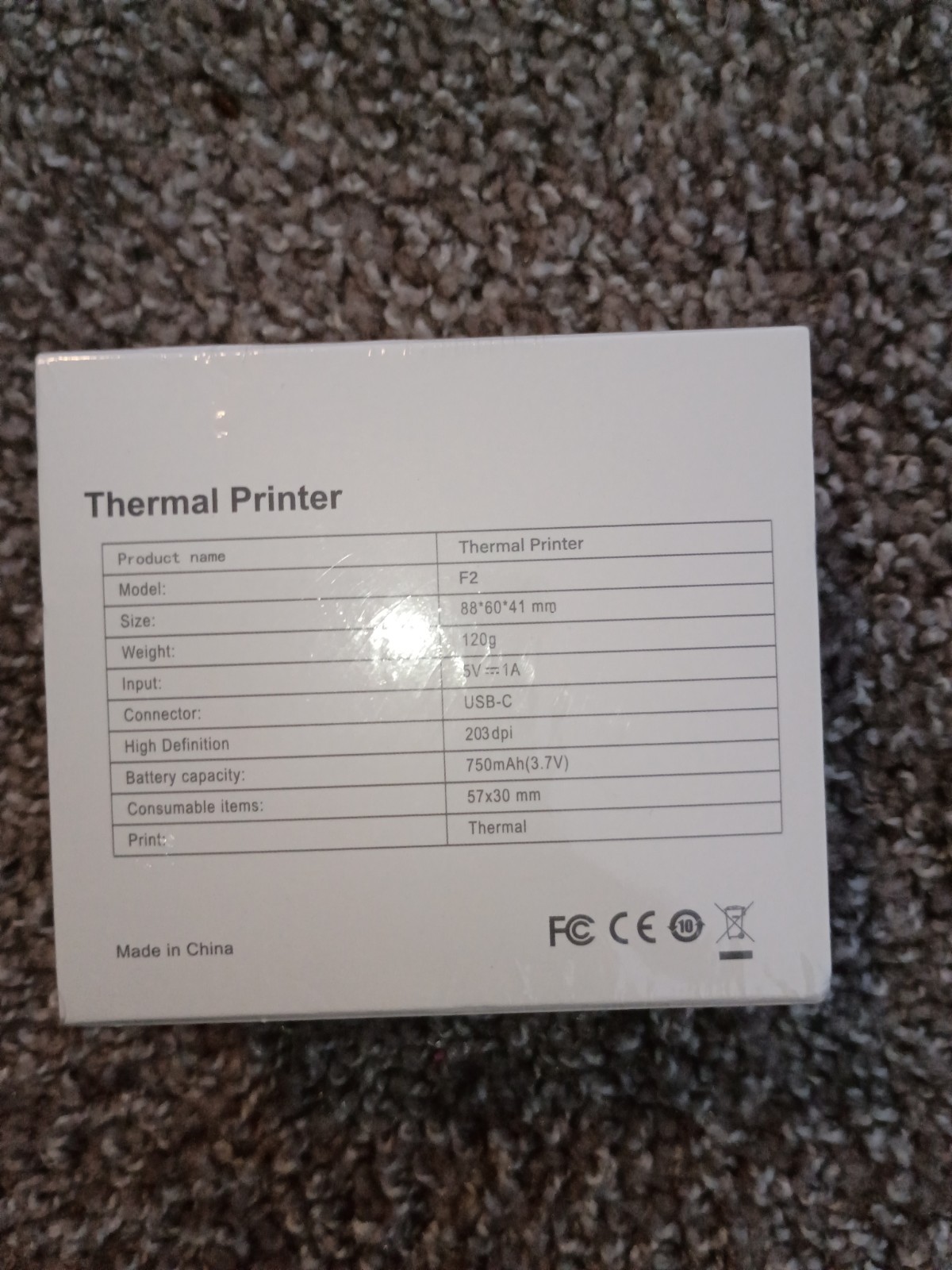 GOOJPRT Mini Portable Bluetooth Wireless Thermal Label Printer