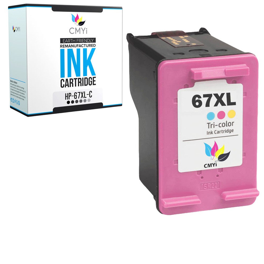 CMYi Compatible HP 67XL Black Color Ink Cartridges Lot Combo Pack