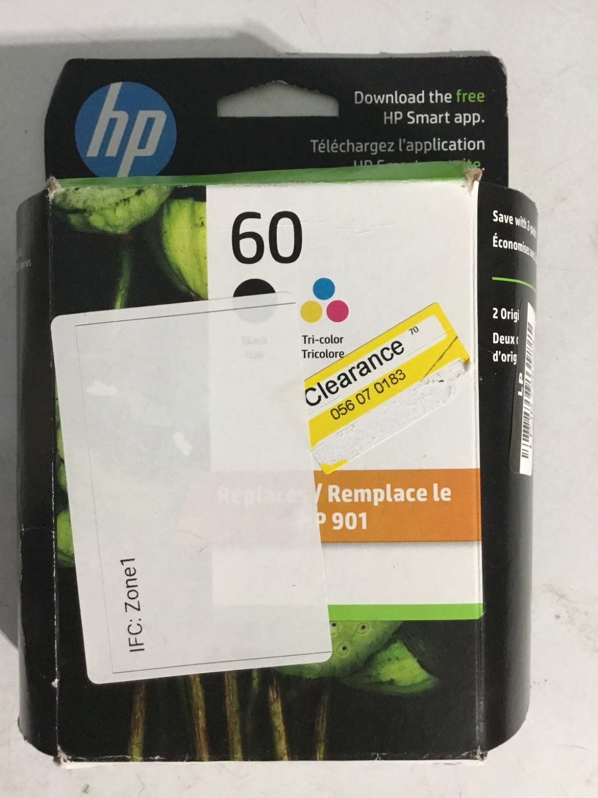 HP 60 N9H63FN#140 Original Ink Cartridge – Black and Tri-Color Exp Sep 2024
