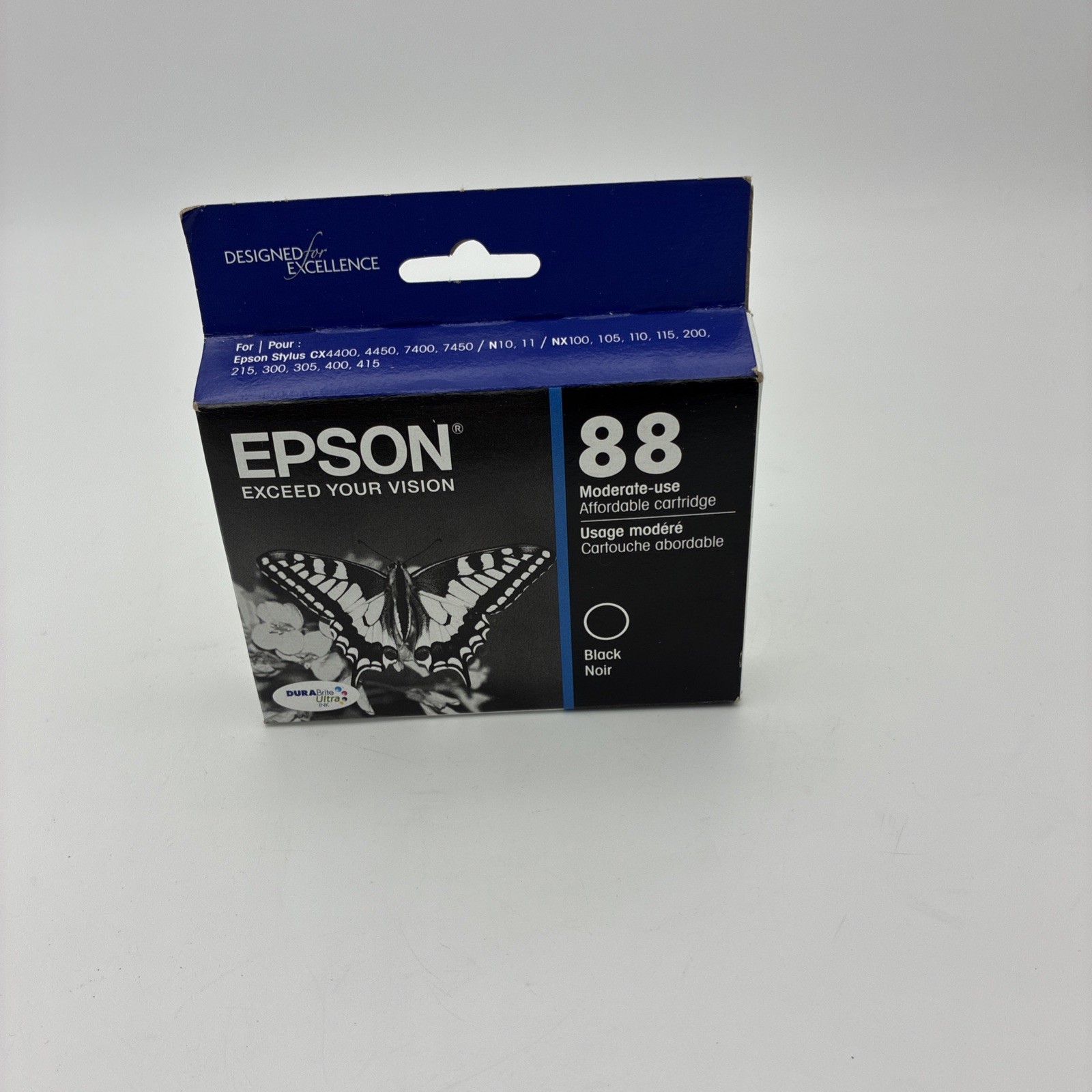 Epson T088120 88 DuraBrite Ultra Standard Capacity Cartridge BLACK Ink 07/2022