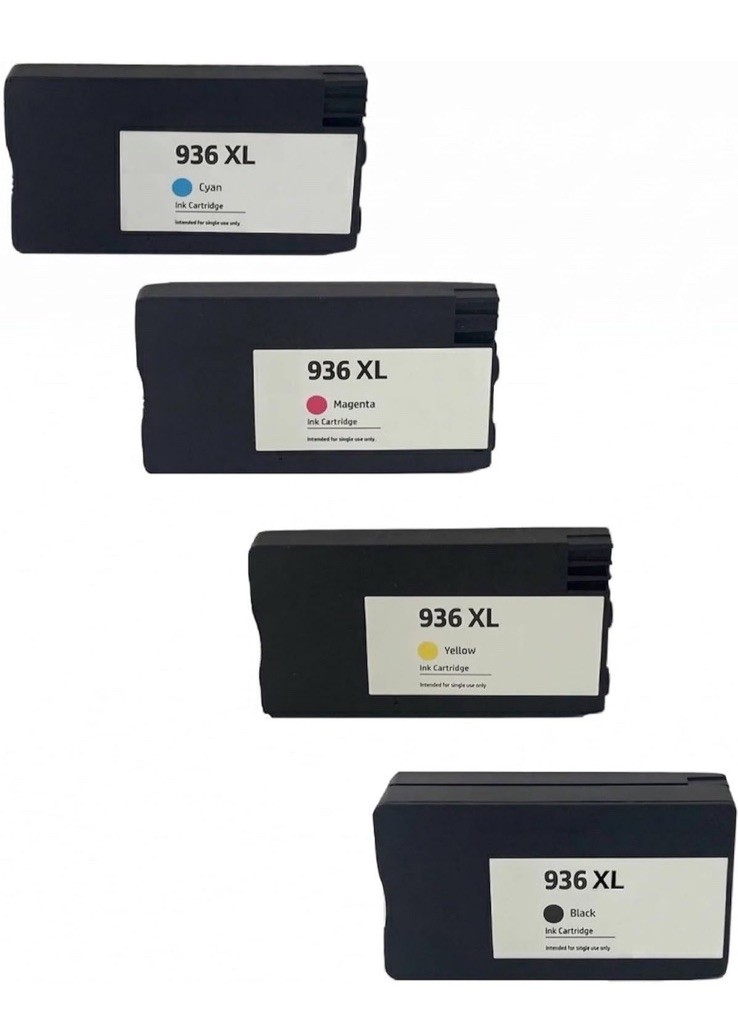 Printer Ink 936/936XL & Cartridges for Officejet Pro 9110b 9125e 9135e 9128e& Mo