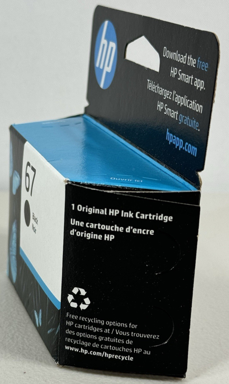 HP 67 Black Ink Cartridge SEALED Genuine OEM 2026 Printer Deskjet Envy