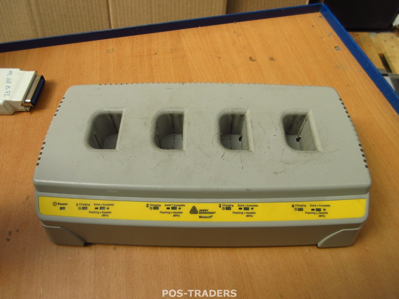 AVERY DENNISON MONARCH 9465 LI 4-Slots BATTERY CHARGER 126721 – Excl PSU