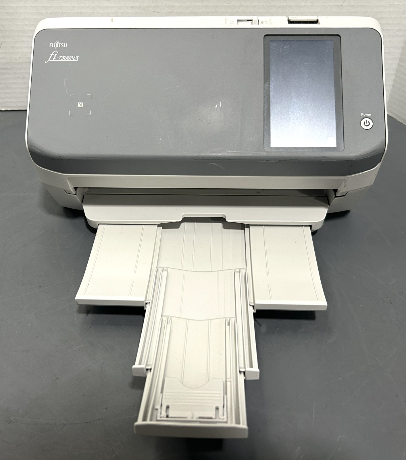 Fujitsu fi-7300NX Touchscreen Networkable Document Scanner NO Top Tray Tested
