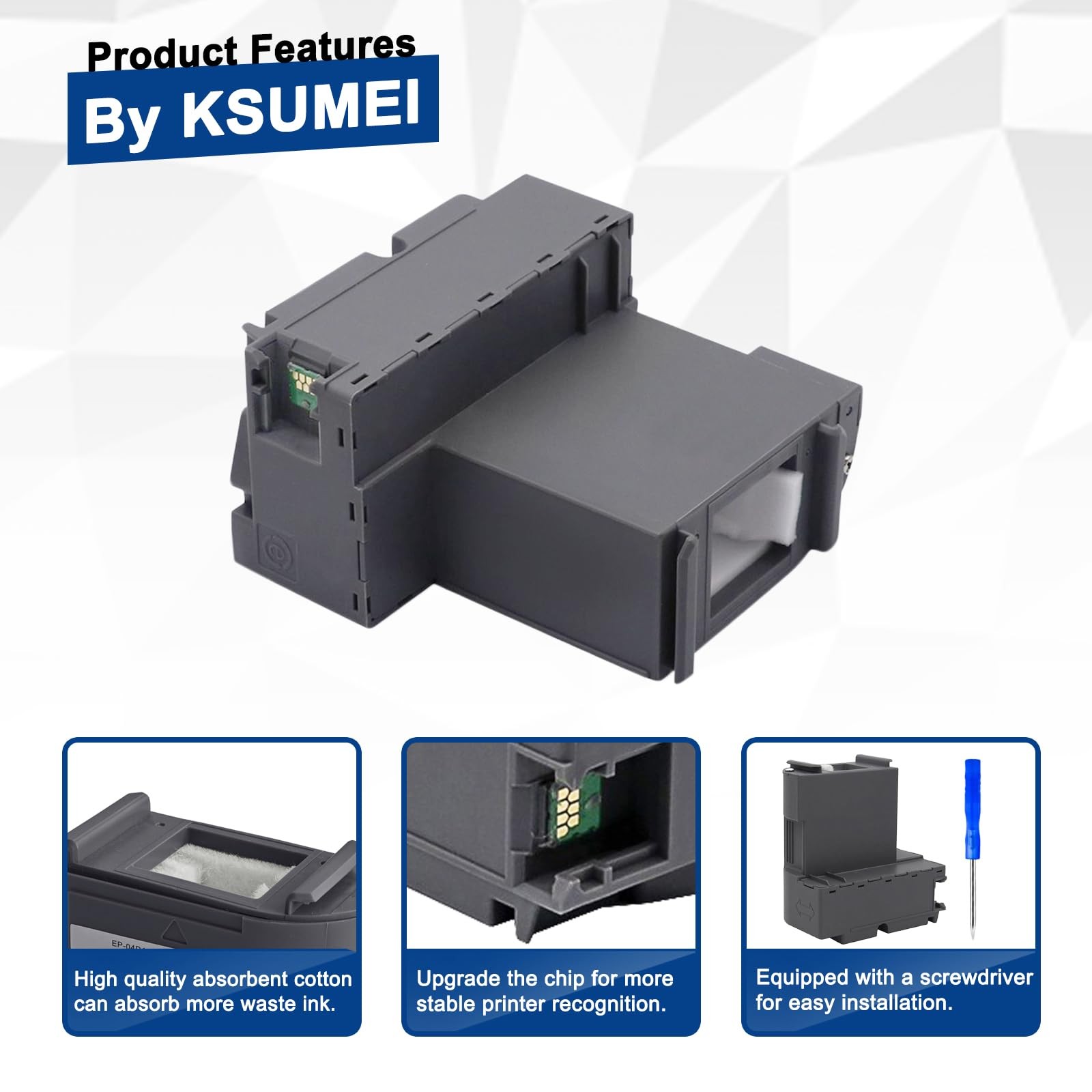T04D100 EP04D1 Ink Maintenance Box Fits ET3710 ET3750 ET3760 ET3830