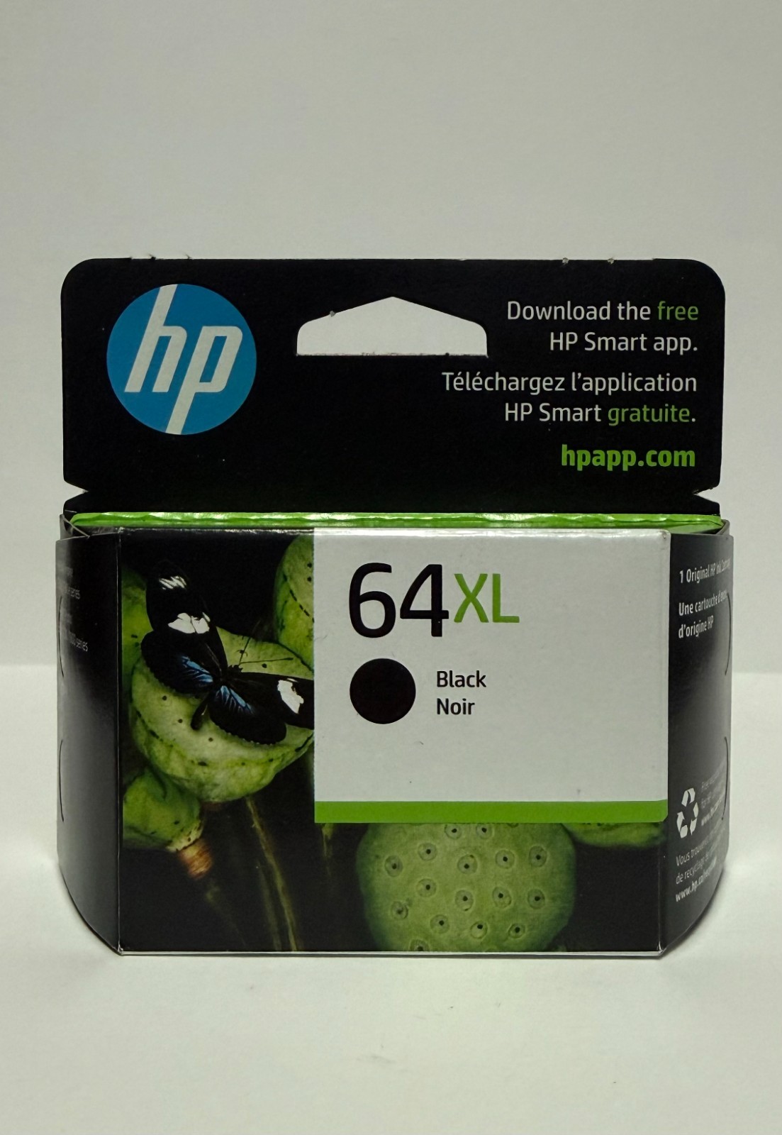 HP 64XL Black Ink Cartridge N9J92AN Genuine OEM EXP: 04/2027+
