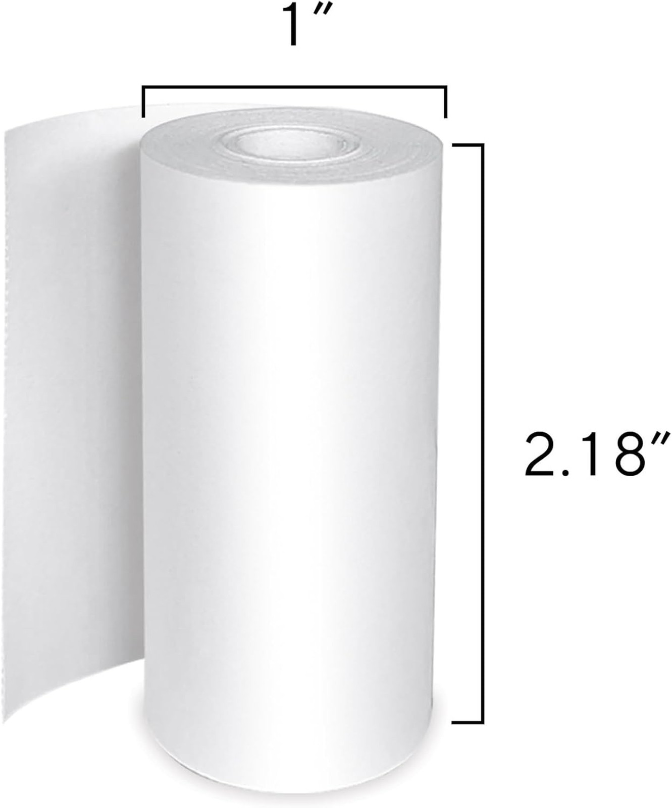Mini Thermal Printer Paper 57mm Self-Adhesive Sticker and Thermal Rolls 5 Pack