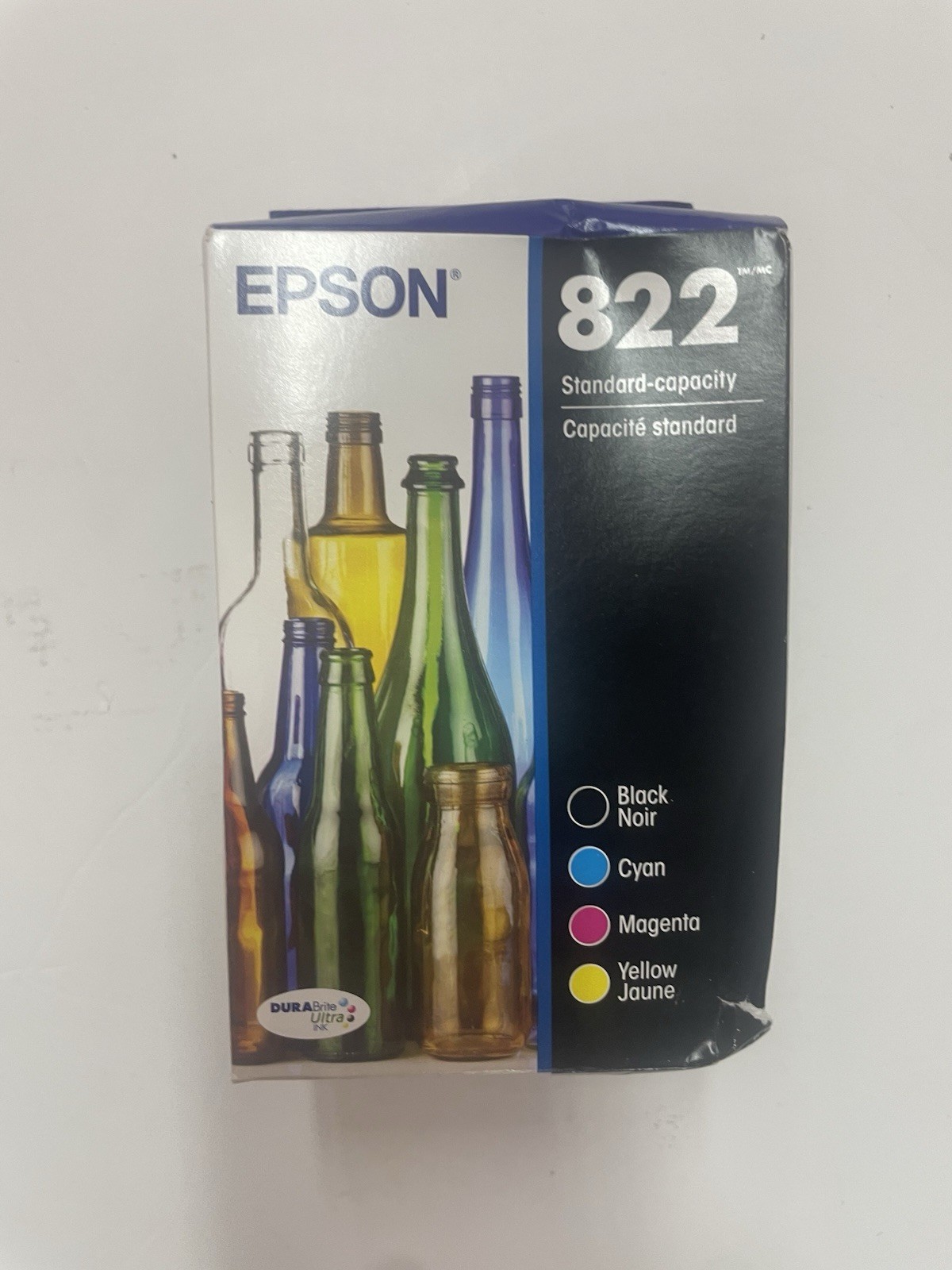 Epson 822 Black Cyan Magenta Yellow Ink Cartridges Set T822/20-BCS Exp. 03/2029
