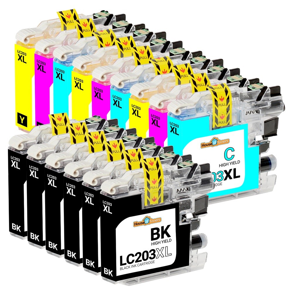 LC203 LC-203 XL Ink Cartridges for Brother MFC-J4320DW MFC-J4420DW MFC-J4620DW