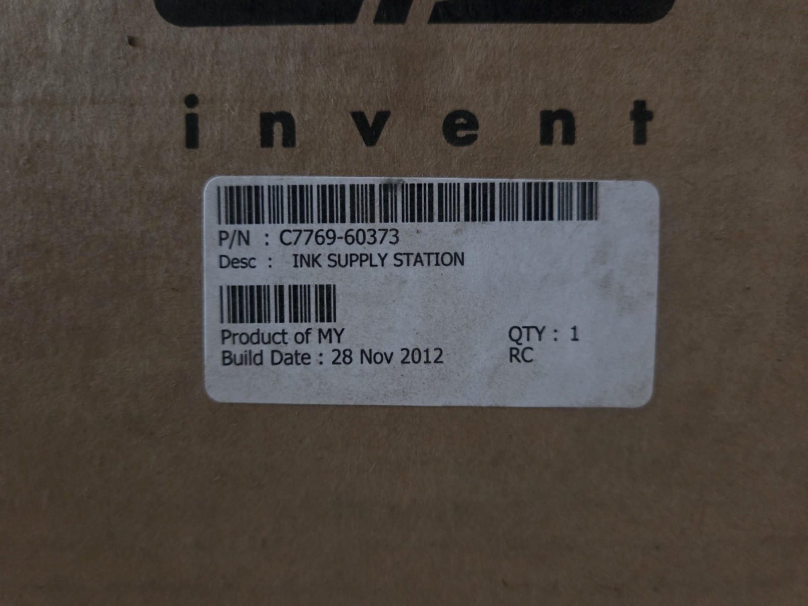 New HP DesignJet 500 510 800 Ink Supply Station C7769-60373 ISS – Original Box