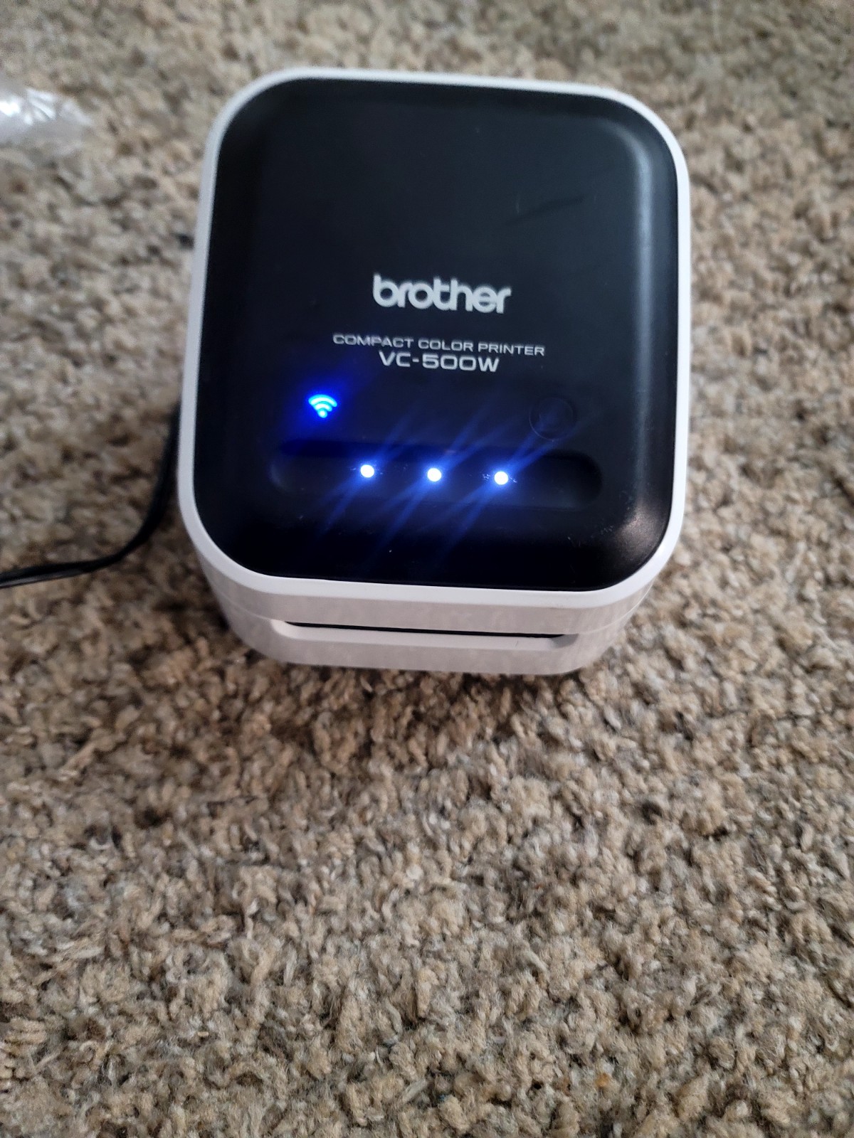 Brother VC500W Versatile Compact Color Label & Photo Printer NO A/C ADAPTER