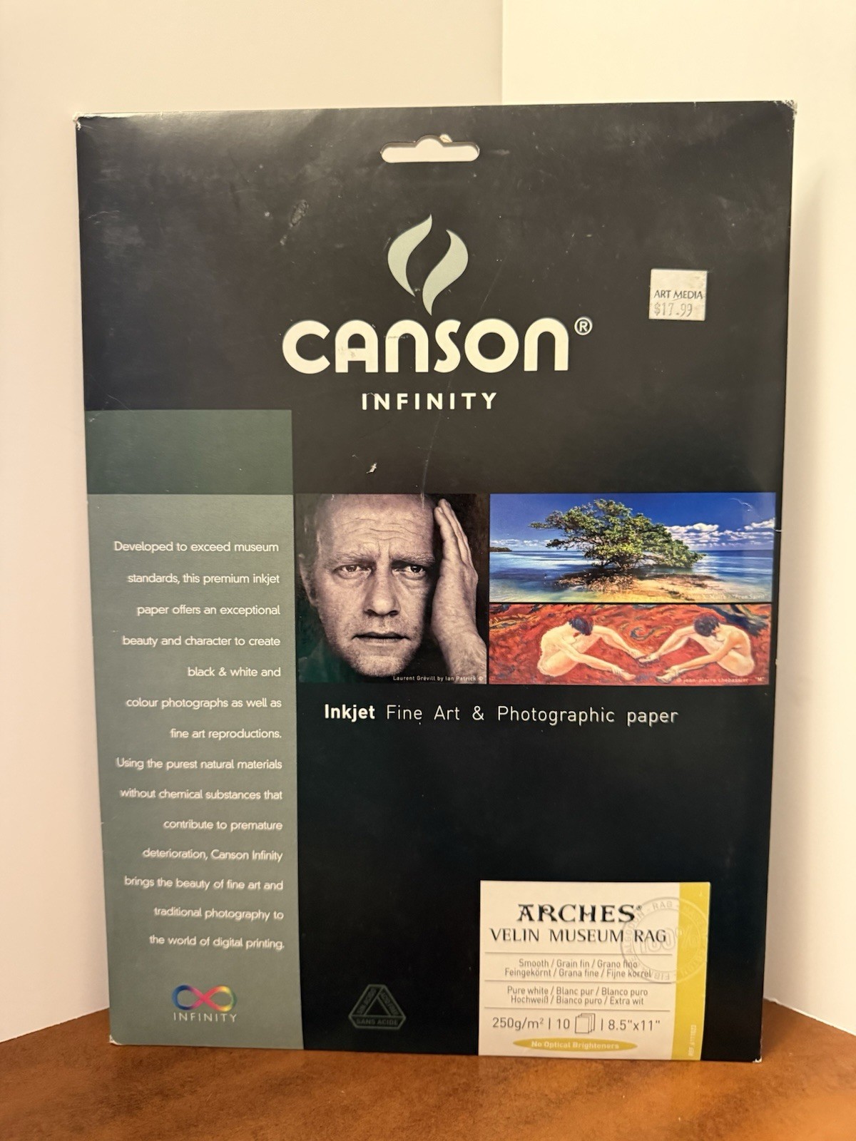 Canson Infinity Arches Velin Museum Rag 250g/m2 8.5″x11″ Still Sealed 10 sheet