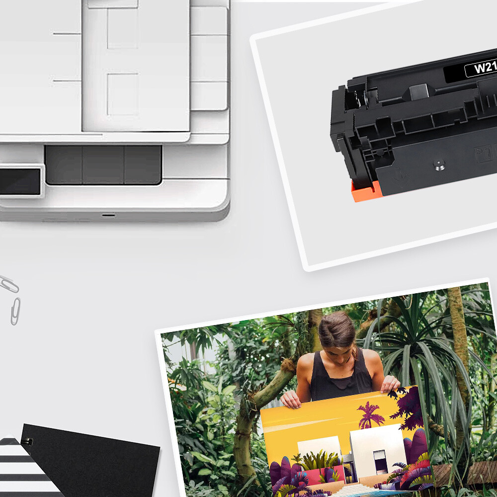 W2110A For HP 206A Toner Color LaserJet MFP M283fdw M283cdw M255dw M282nw NoChip