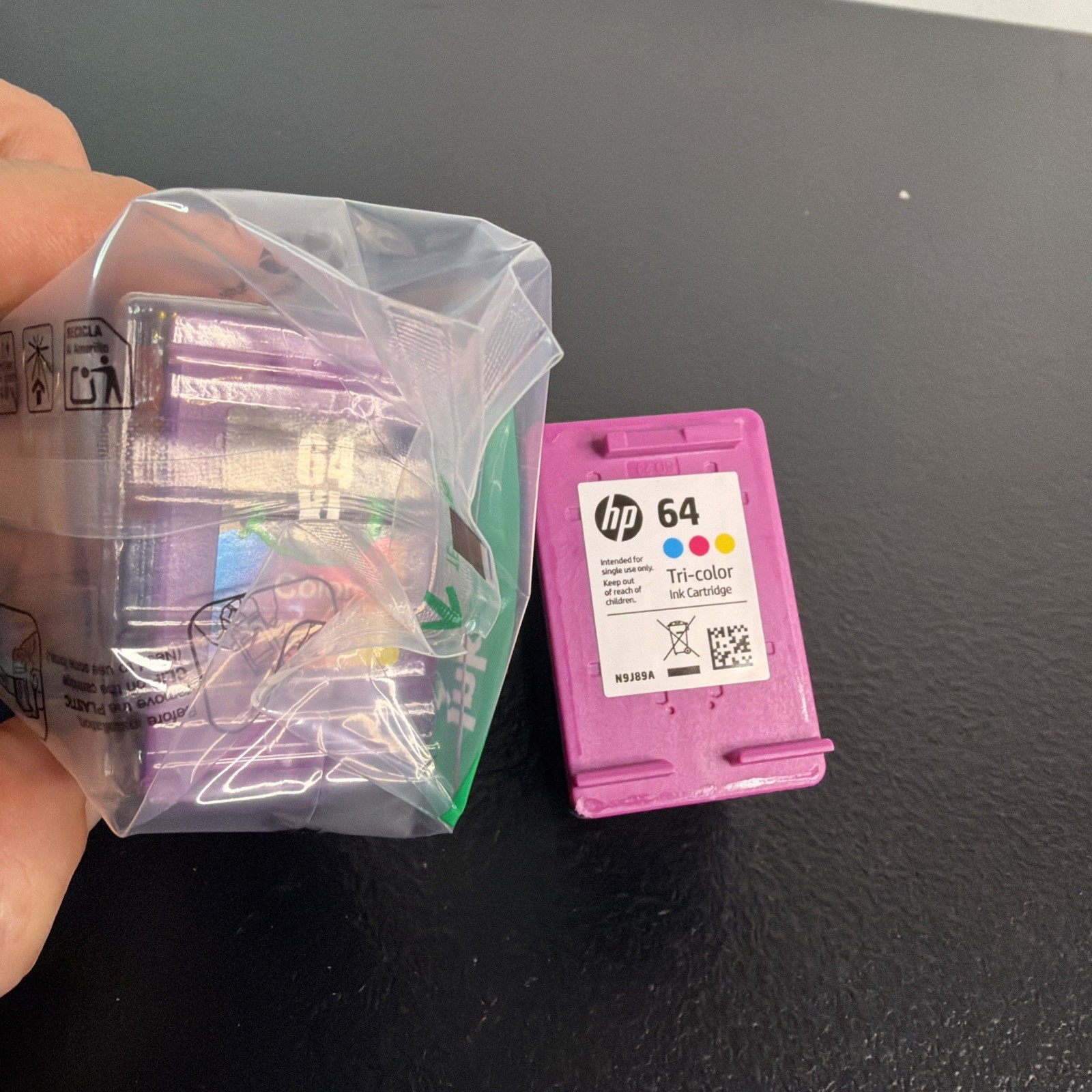 HP 64XL Tri Color And EZ Ink Color cartridge