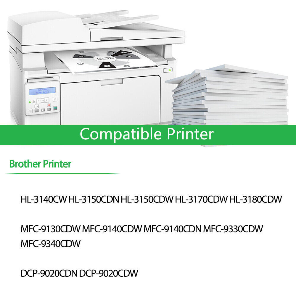 10 Set TN221 TN225 BCYM Toner Fit for Brother HL-3150CDN MFC-9130CDW DCP-9020CDN