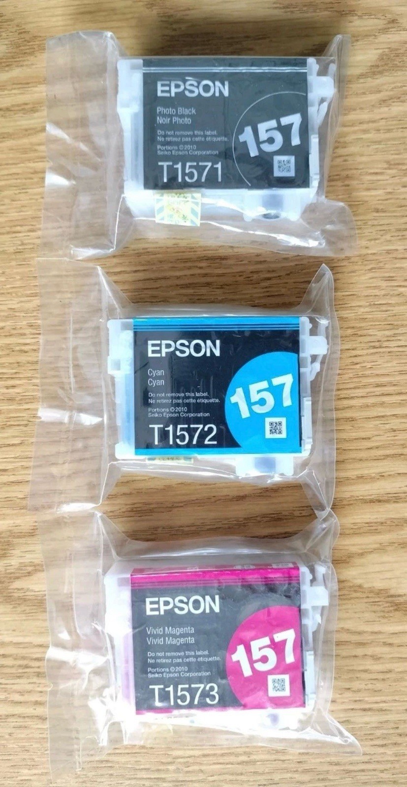 9 Pack T157 Print Ink Cartridges for EPSON Stylus Photo R3000 NEW