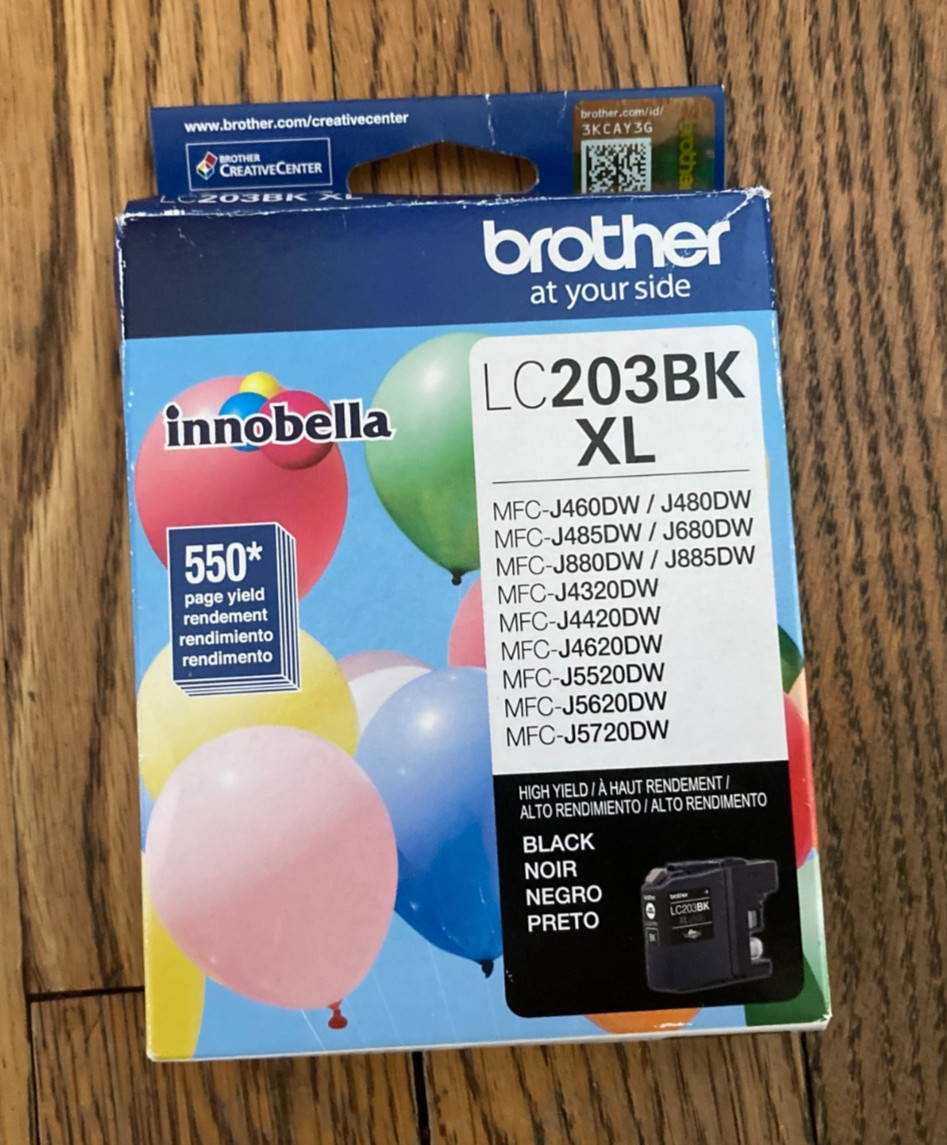 GENUINE Brother LC203 XL Black Ink for MFC-J4320DW MFC-J4420DW MFC-J4620DW