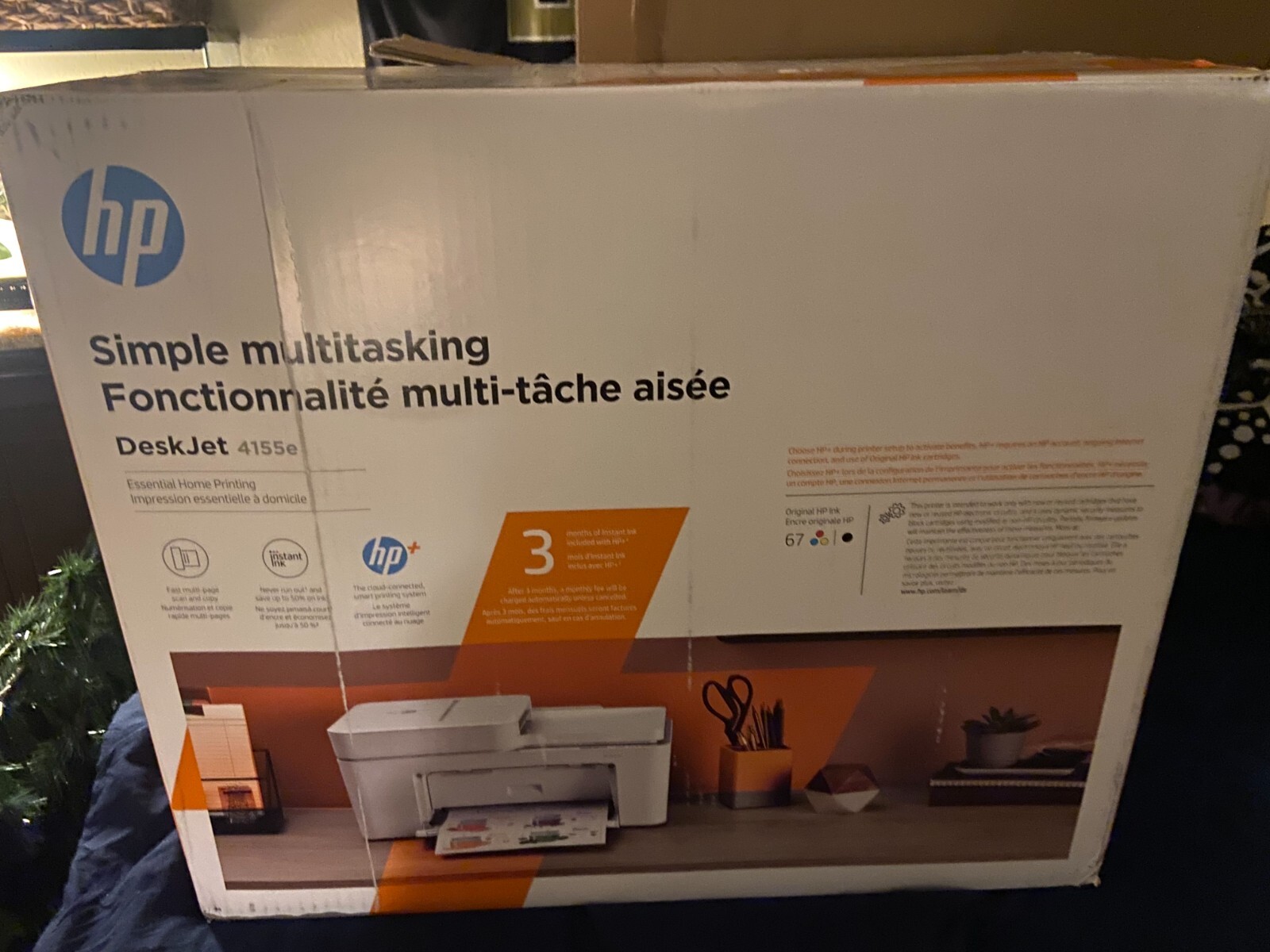 HP Deskjet 4155e All-in-one Wireless Color Printer – 82058654