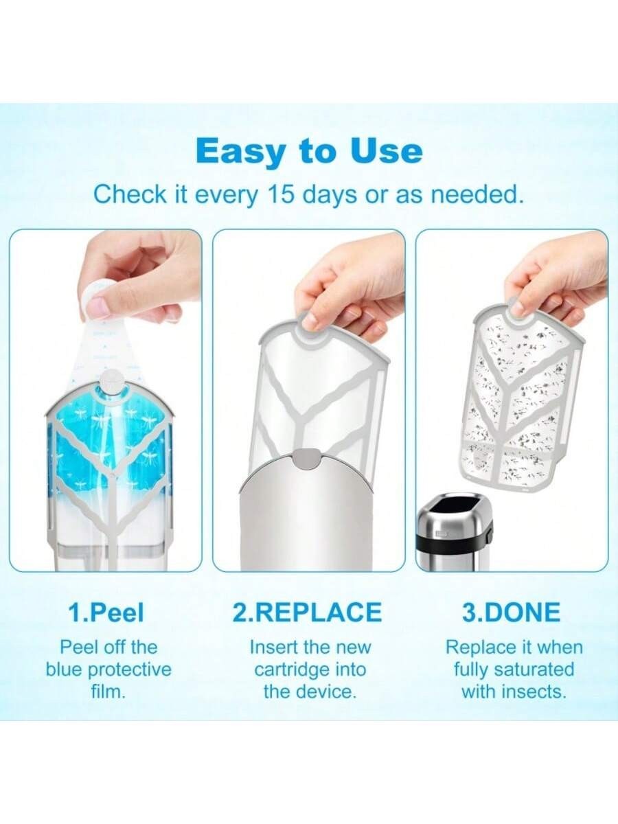 10 Pack Refills Cartridge Compatible with Zevo Flying Insect