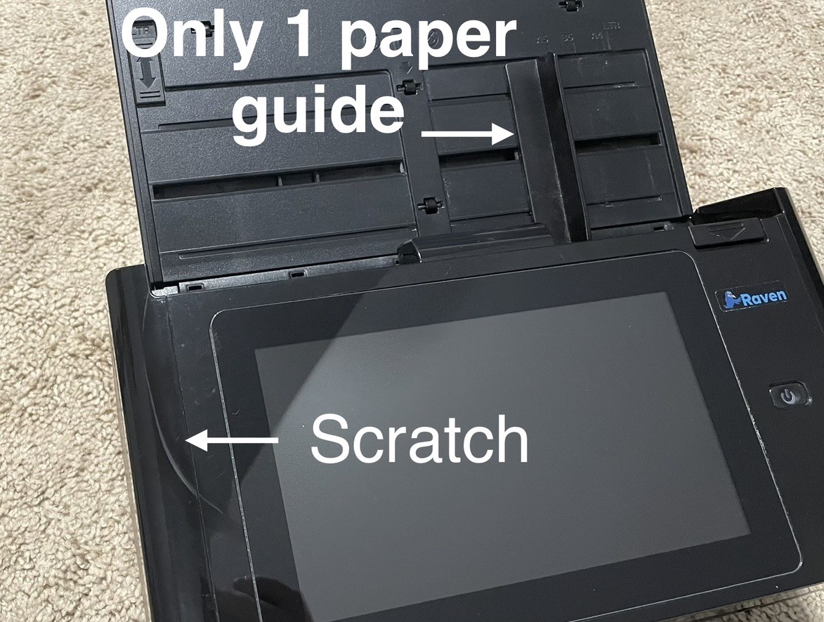 Raven Pro Document Scanner Huge Touchscreen High Speed Color – RavenProBlack
