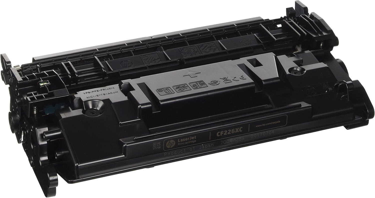HP CF226XC HIGH YIELD ORIGINAL LASERJET TONER CARTRIDGE, BLACK