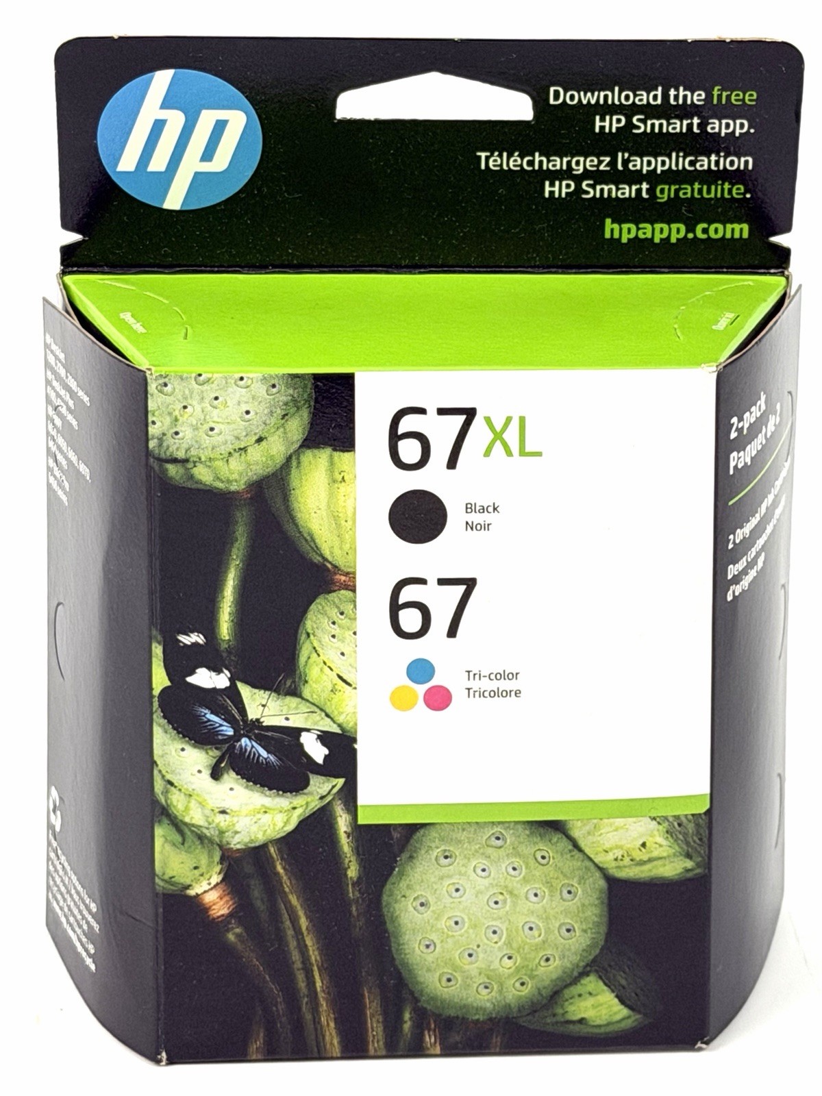 June 2026 Genuine HP 67XL Black / Standard Tricolor Ink