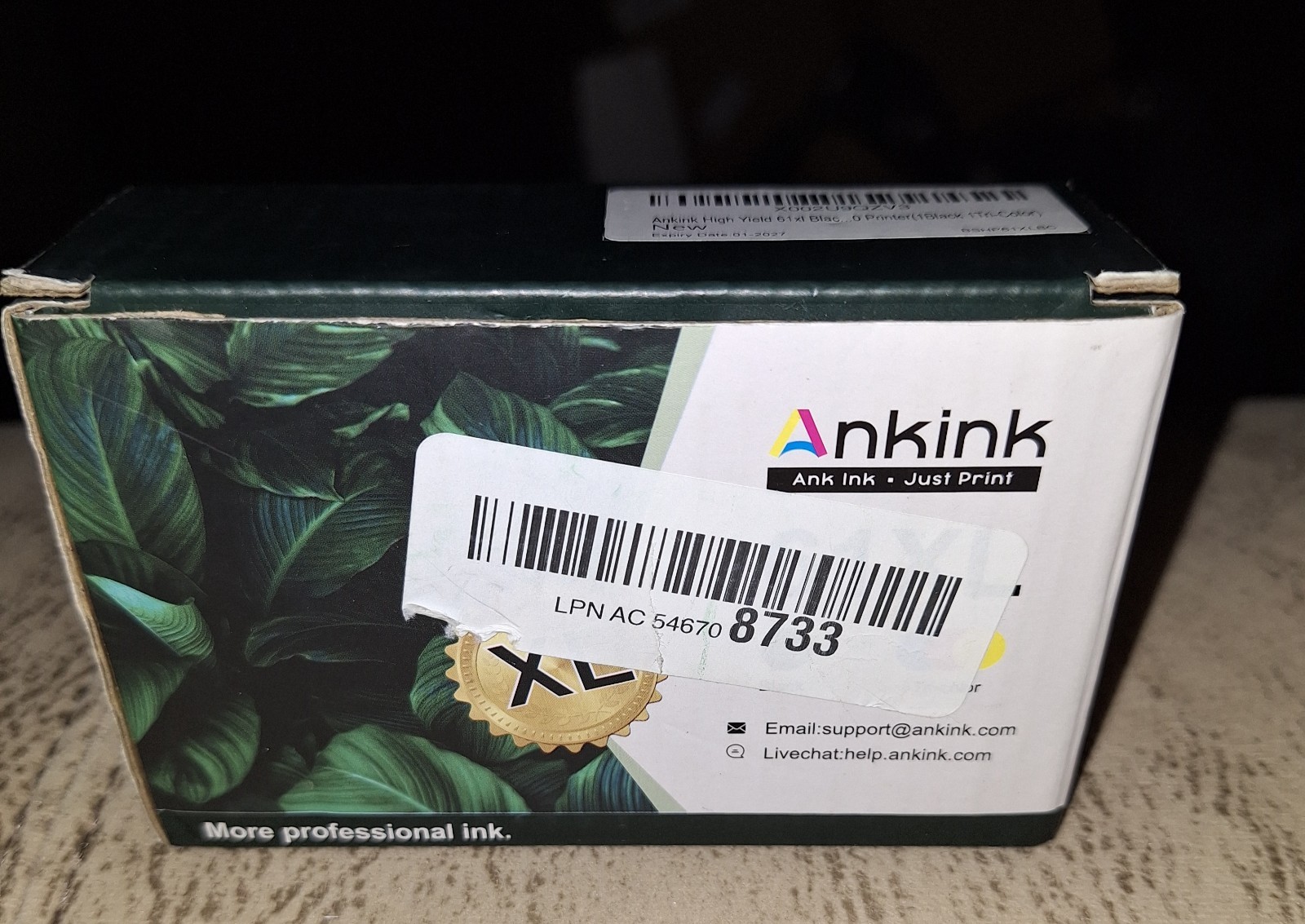 Ankink 61XL Ink Cartridge Replacement for HP 61 XL (Black Color Combo Pack)