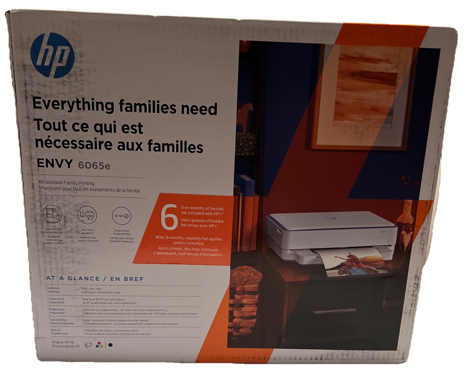 HP – ENVY 6065e Wireless All-in-One Inkjet Printer New in box Factory Sealed