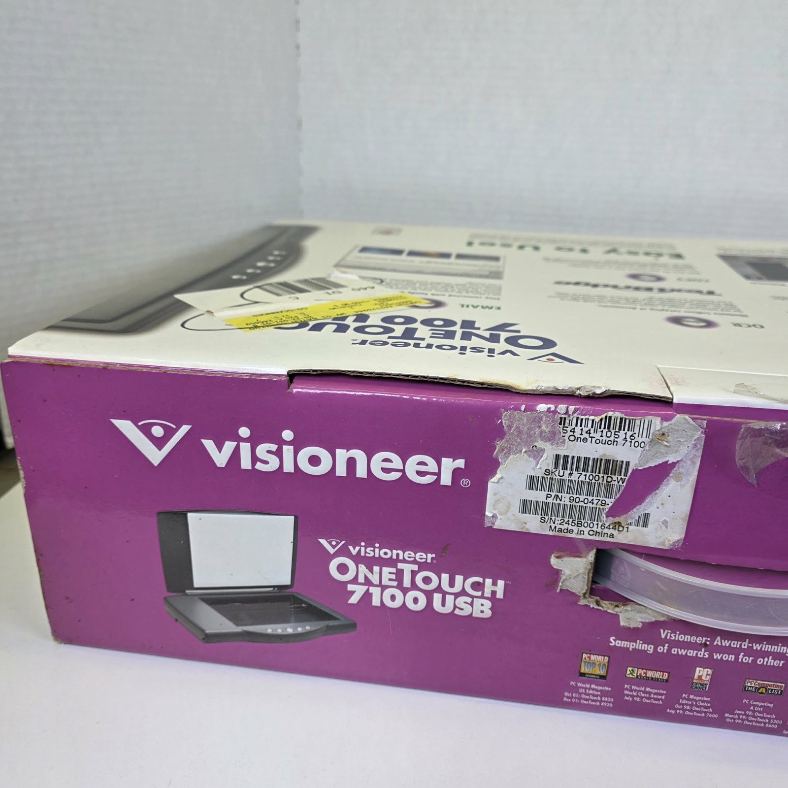 Visioneer OneTouch 7100 USB Flatbed Scanner Slim Design – 1200×4800 dpi