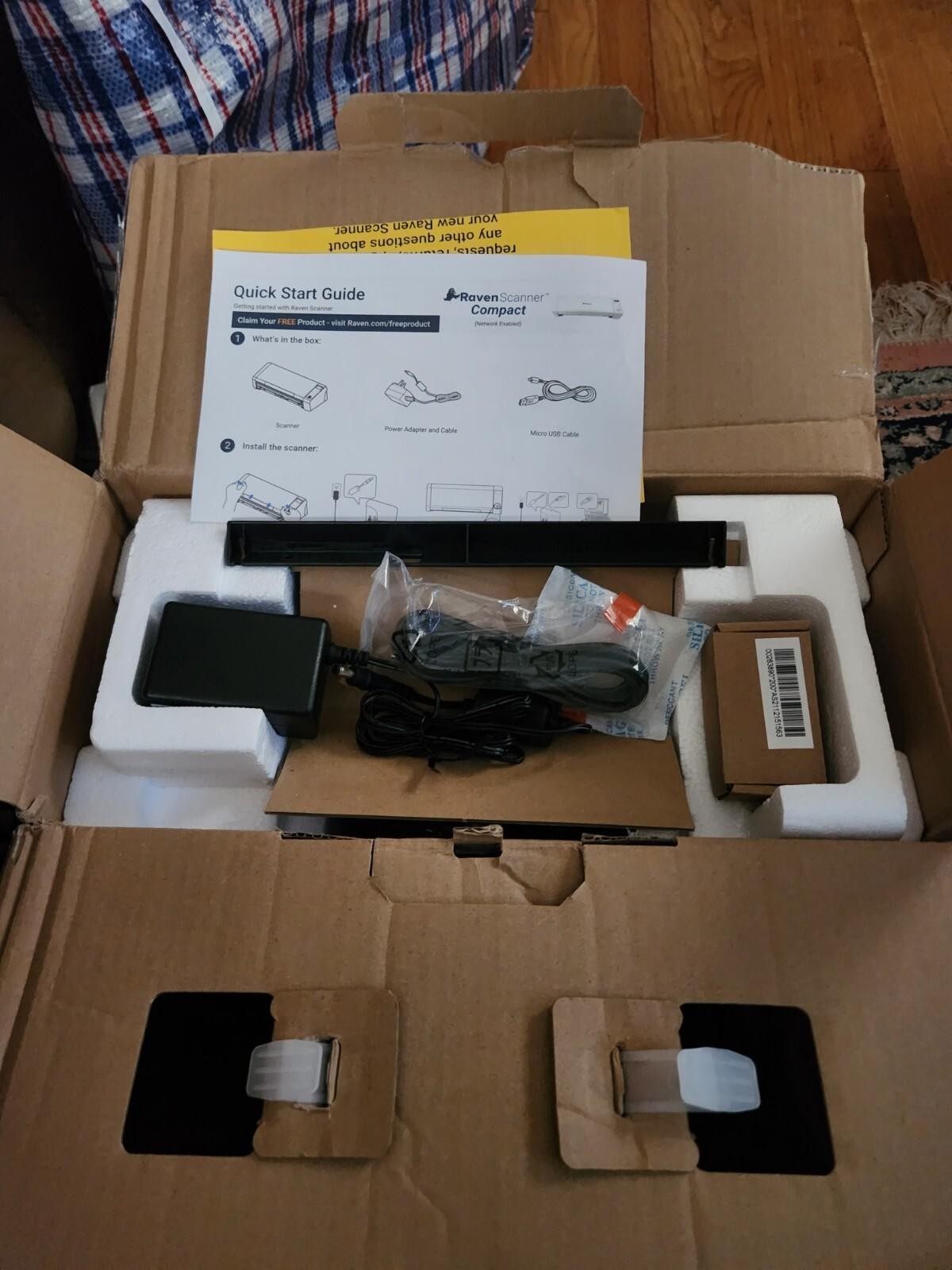 Raven Compact Document Scanner – Wireless Scanning to Mac or Windows PC, Fast…