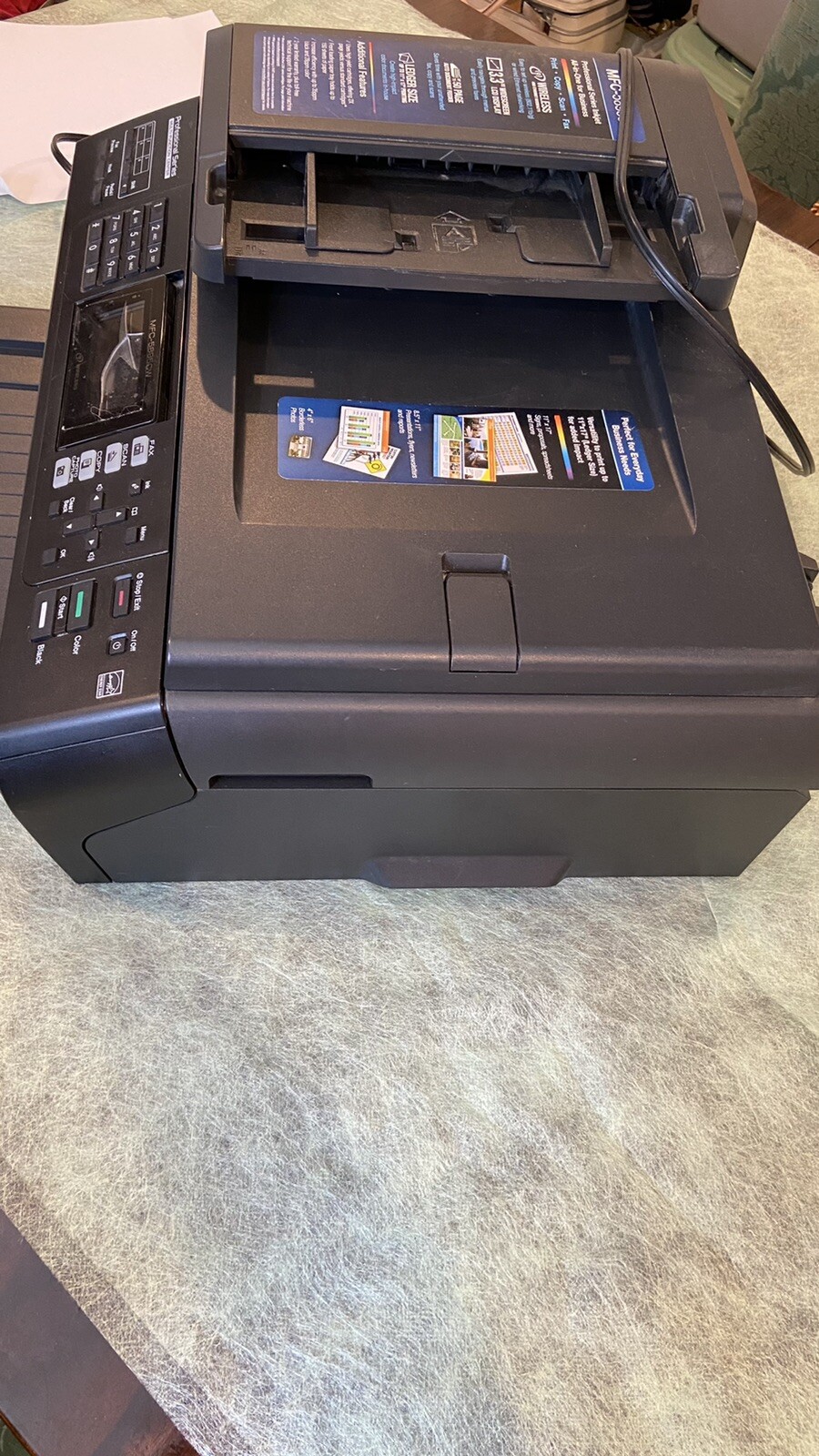 Brothers MFC-5895cw Ink Jet Printer Copier Scan Fax Parts Only/No Paper Tray
