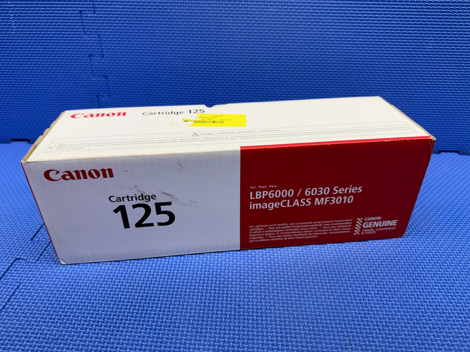 Genuine Canon 125 imageCLASS Black Standard Yield Toner Cartridge