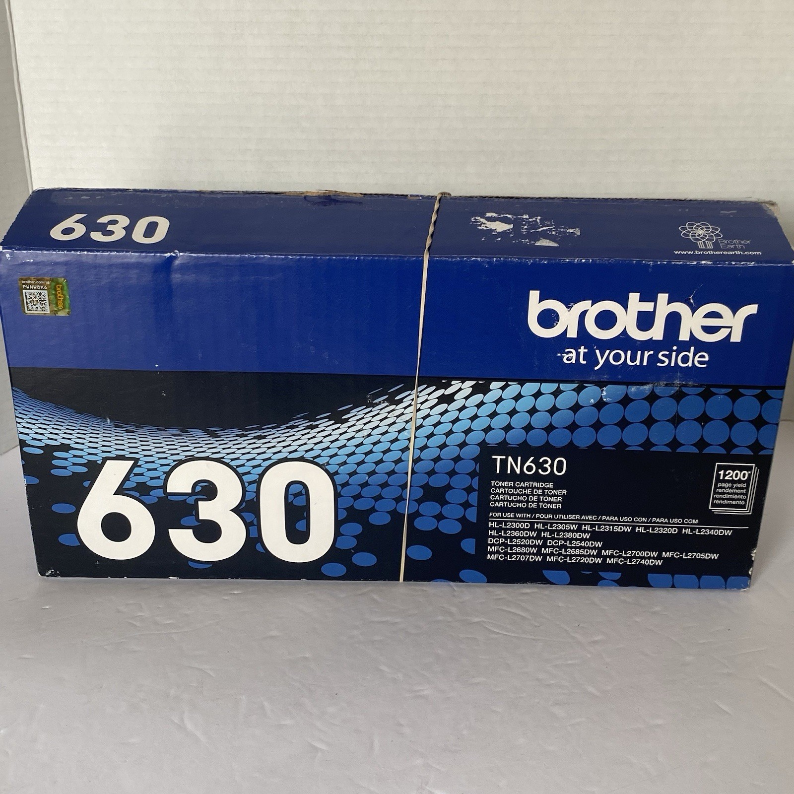 Genuine Brother TN630 Black Laser Toner Cartridge